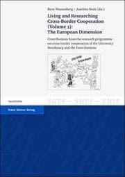 Cover von Living and researching Cross-Border cooperation 3: The European Dimension