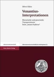 Cover von Venantius-Interpretationen