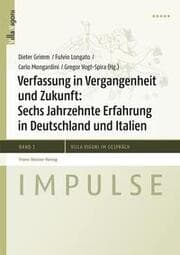 Cover von Verfassung in Vergangenheit und Zukunft