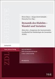 Cover von Dynamik des Dialekts - Wandel und Variation