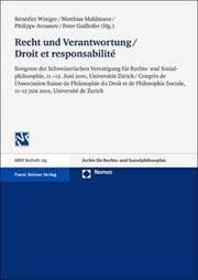 Cover von Recht und Verantwortung/Droit et responsabilite