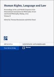 Cover von Human Rights, Language and Law