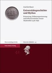 Cover von Universitätsgeschichte und Mythos
