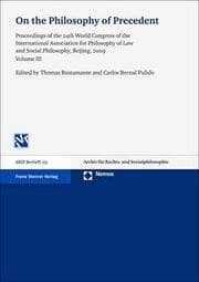 Cover von On the Philosophy of Precedent