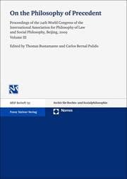 Cover von On the Philosophy of Precedent