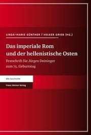 Cover von Das imperiale Rom und der hellenistische Osten