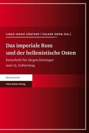 Cover von Das imperiale Rom und der hellenistische Osten