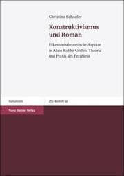 Cover von Konstruktivismus und Roman