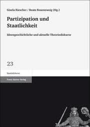 Cover von Partizipation und Staatlichkeit