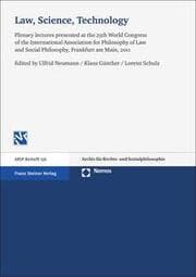 Cover von Law, Science, Technology