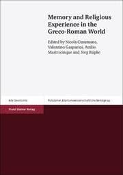 Cover von Memory and Religious Experience in the Greco-Roman World