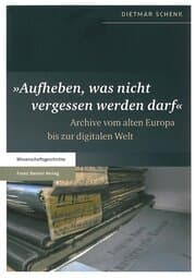 Cover von 'Aufheben, was nicht vergessen werden darf'