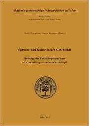Cover von Sprache und Kultur in der Geschichte