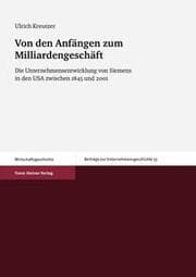 Cover von Von den Anfängen zum Milliardengeschäft