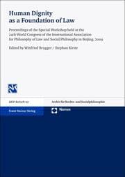 Cover von Human Dignity as a Foundation of Law