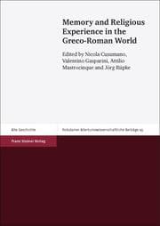 Cover von Memory and Religious Experience in the Greco-Roman World