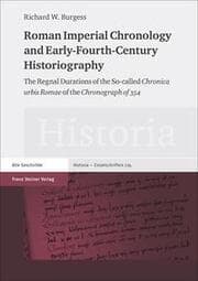 Cover von Roman Imperial Chronology and Early-Fourth-Century Historiography