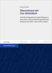 Cover von Dimensionen der (Un-)Gleichheit