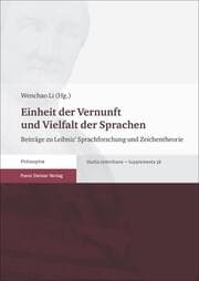 Cover von Einheit der Vernunft und Vielfalt der Sprachen