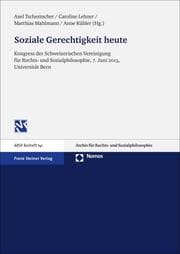 Cover von Soziale Gerechtigkeit heute