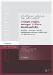 Cover von Deutsche Dialekte. Konzepte, Probleme, Handlungsfelder