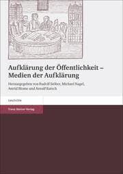 Cover von Aufklärung der Öffentlichkeit - Medien der Aufklärung