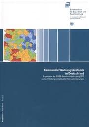 Cover von Kommunale Wohnungsbestände in Deutschland