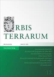 Cover von Orbis Terrarum 13 (2015)