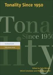 Cover von Tonality Since 1950
