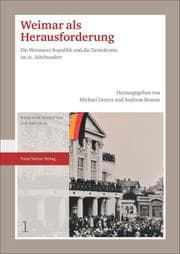 Cover von Weimar als Herausforderung