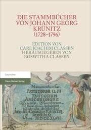 Cover von Die Stammbücher von Johann Georg Krünitz (1728-1796)