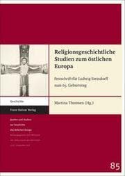 Cover von Religionsgeschichtliche Studien zum östlichen Europa