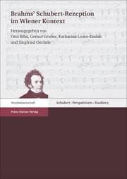 Cover von Brahms' Schubert-Rezeption im Wiener Kontext
