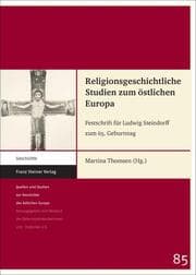 Cover von Religionsgeschichtliche Studien zum östlichen Europa