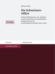 Cover von Die Schmeisser-Affäre