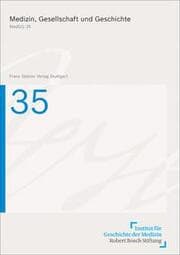 Cover von Medizin, Gesellschaft und Geschichte 35 (2017)