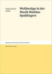 Cover von Weltbezüge in der Musik Mathias Spahlingers