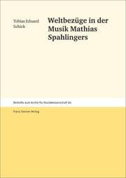 Cover von Weltbezüge in der Musik Mathias Spahlingers