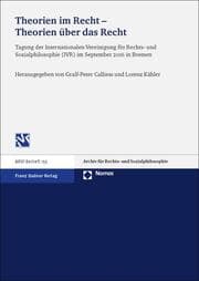 Cover von Theorien im Recht - Theorien über das Recht