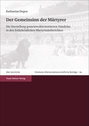 Cover von Der Gemeinsinn der Märtyrer