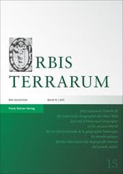 Cover von Orbis Terrarum 15 (2017)