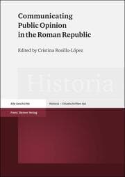 Cover von Communicating Public Opinion in the Roman Republic