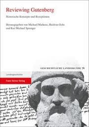 Cover von Reviewing Gutenberg