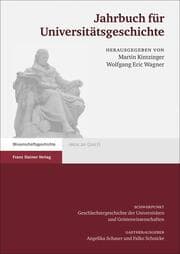 Cover von Jahrbuch für Universitätsgeschichte 20 (2017)