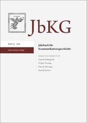 Cover von Jahrbuch für Kommunikationsgeschichte 20 (2018)