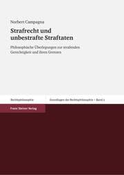 Cover von Strafrecht und unbestrafte Straftaten