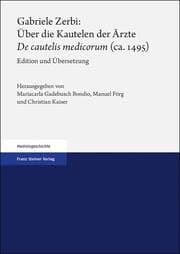 Cover von Gabriele Zerbi: Über die Kautelen der Ärzte / 'De cautelis medicorum' (ca. 1495)