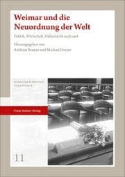 Cover von Weimar und die Neuordnung der Welt