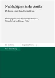 Cover von Nachhaltigkeit in der Antike