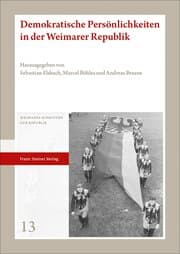 Cover von Demokratische Persönlichkeiten in der Weimarer Republik